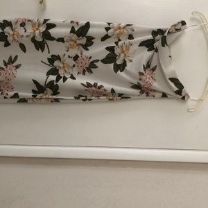 Floral tube dress